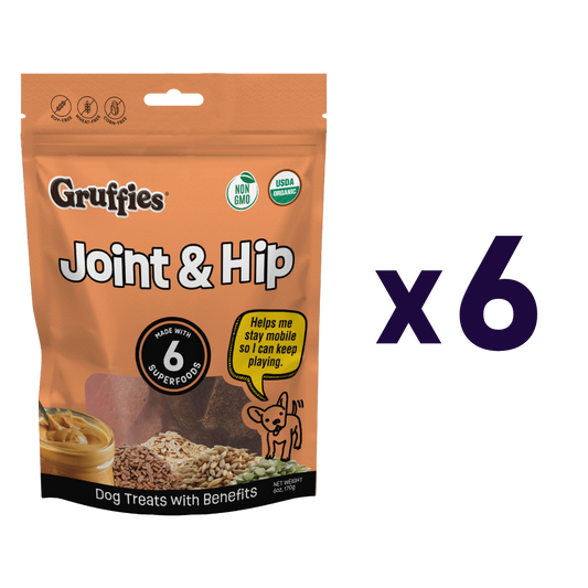 Gruffies Joint & Hip 6 oz Bags (6 Pack)