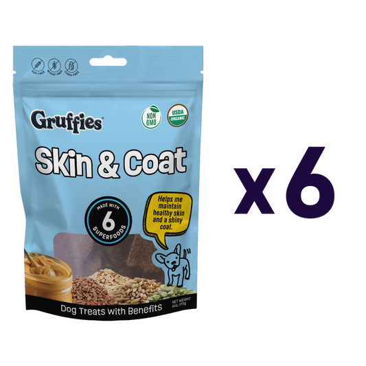 Gruffies Skin & Coat 6 oz Bags (6 Pack)