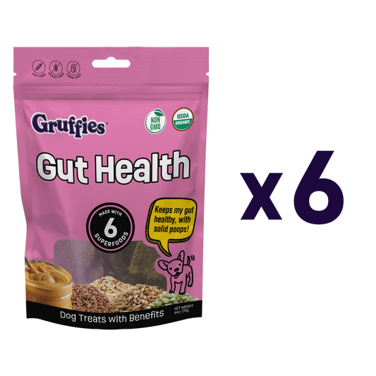 Gruffies Gut Health 6 oz Bag (6 Pack)